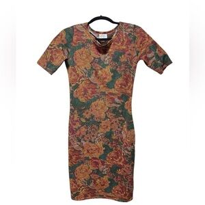 LuLaRoe Multicolor Floral Julia Midi Dress